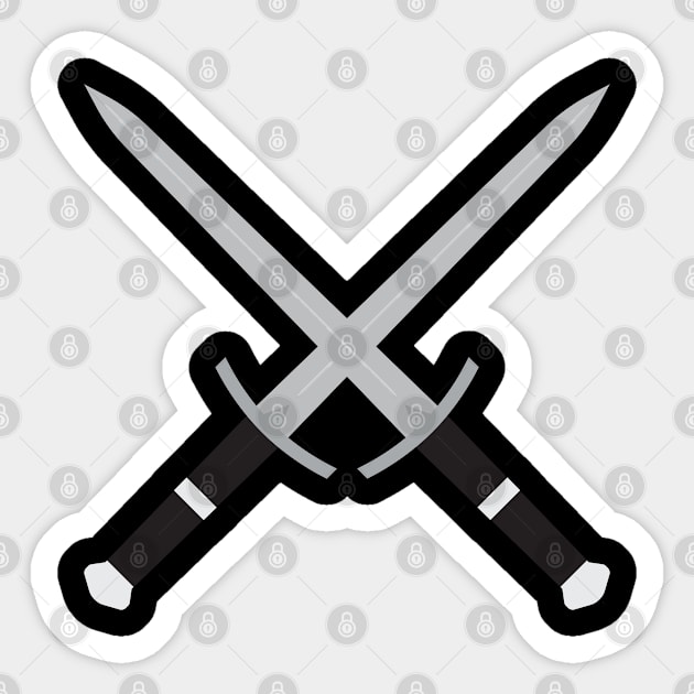 Sword Sticker by RandyArt